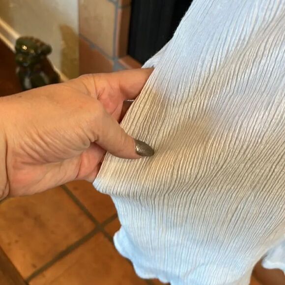 ASOS DESIGN White button through shirt romper, 4! - Picture 4 of 9